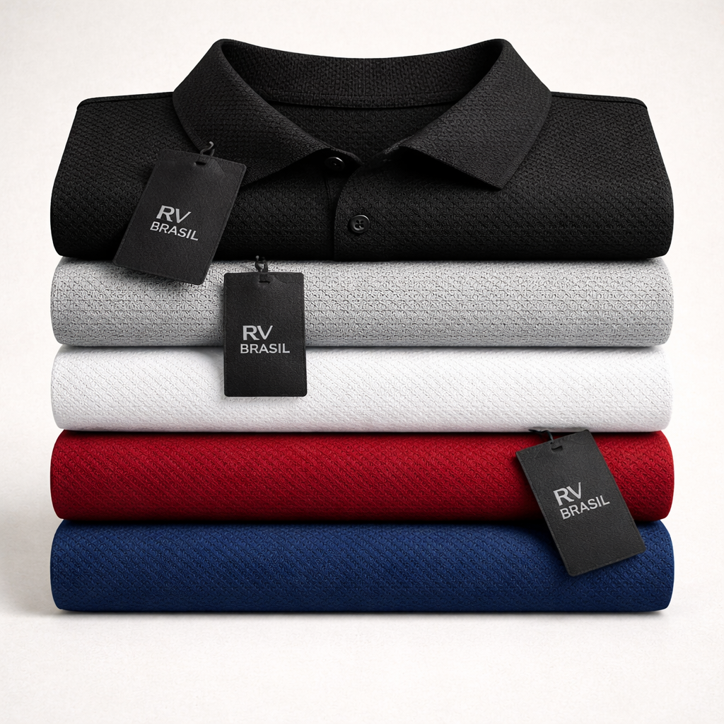 Kit com 5 polos Polo Elegant - imagem 1